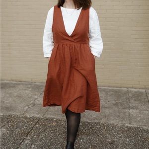 Kyra Jane Clothing Asa Jumper Linen Dress